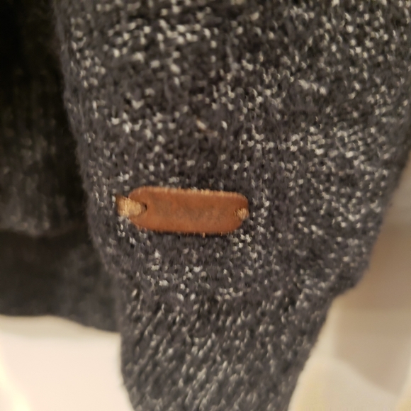 ROOTS | Ladied Blue Overlap Sweater XL - Picture 6 of 8